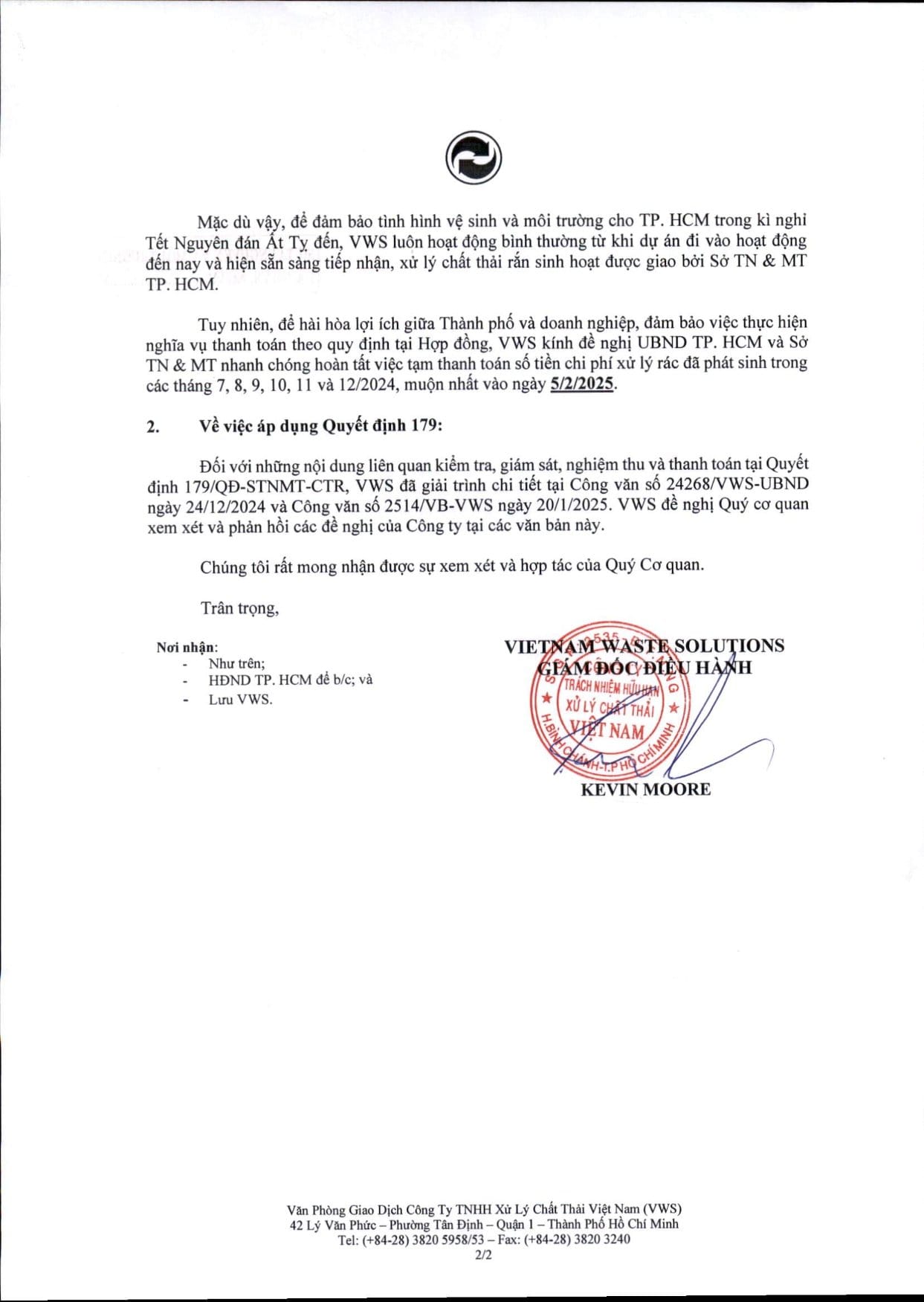 2529 VWS UBND NGAY 27.01.2025 VV PHAN HOI CV SO 1030 STNMT CTR NGAY 26.01.2025 CUA SO TNMT 2